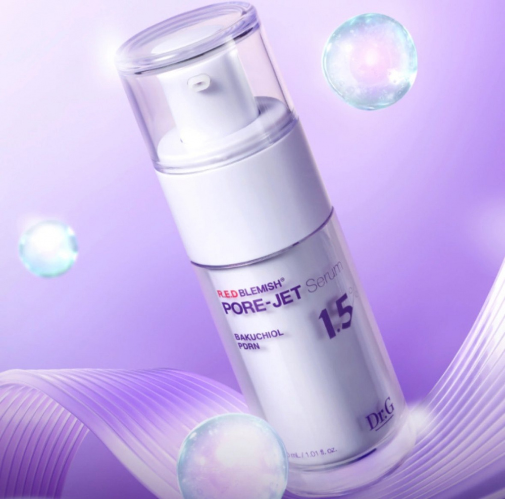 Kit Sérum facial Dr. G Red Blemish Bakuchiol PDRN Pore Jet Soro