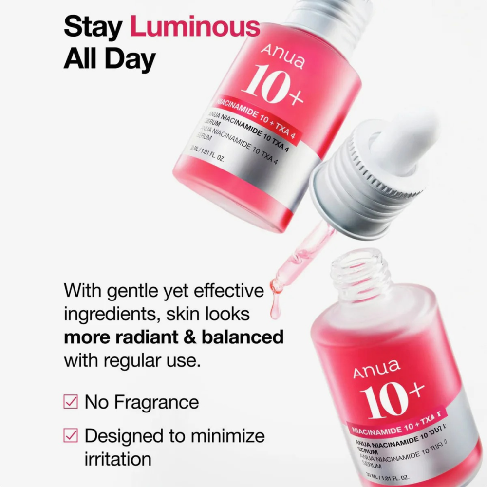 Sérum facial p/ manchas ANUA Niacinamide +10% + Txa 4% Dark Spot
