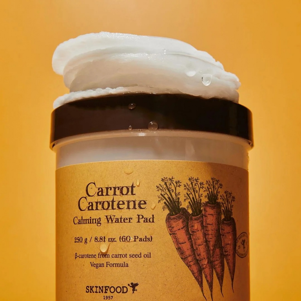 Tônico facial SKINFOOD Carrot Carotene Calming Water Toner Pad