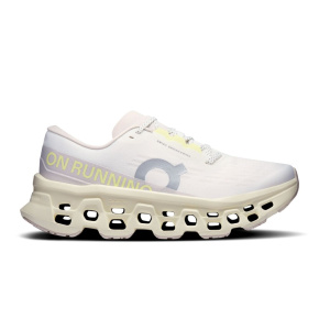 Tênis On Running Cloudmonster 3 Feminino Branco Ivory Seedling