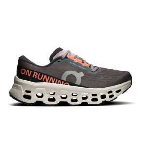 Tênis On Running Cloudmonster 3 Feminino Cinza Eclipse Ivory
