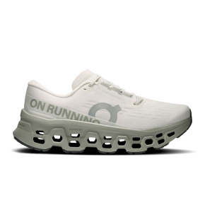 Tênis On Running Cloudmonster 3 Feminino Cinza Ivory Tin