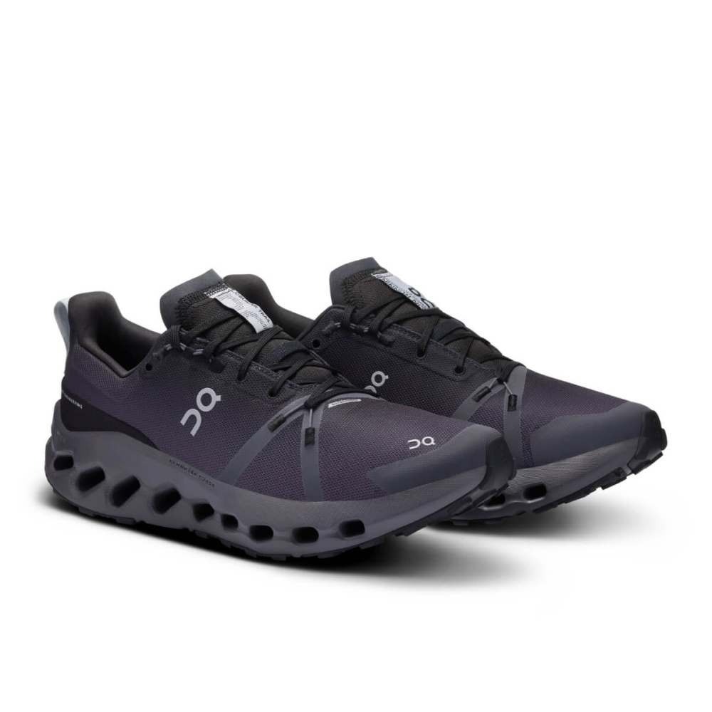 靴 On Cloudsurfer Trail Waterproof Tênis On Running Cloudsurfer Trail Waterproof Masculino Preto