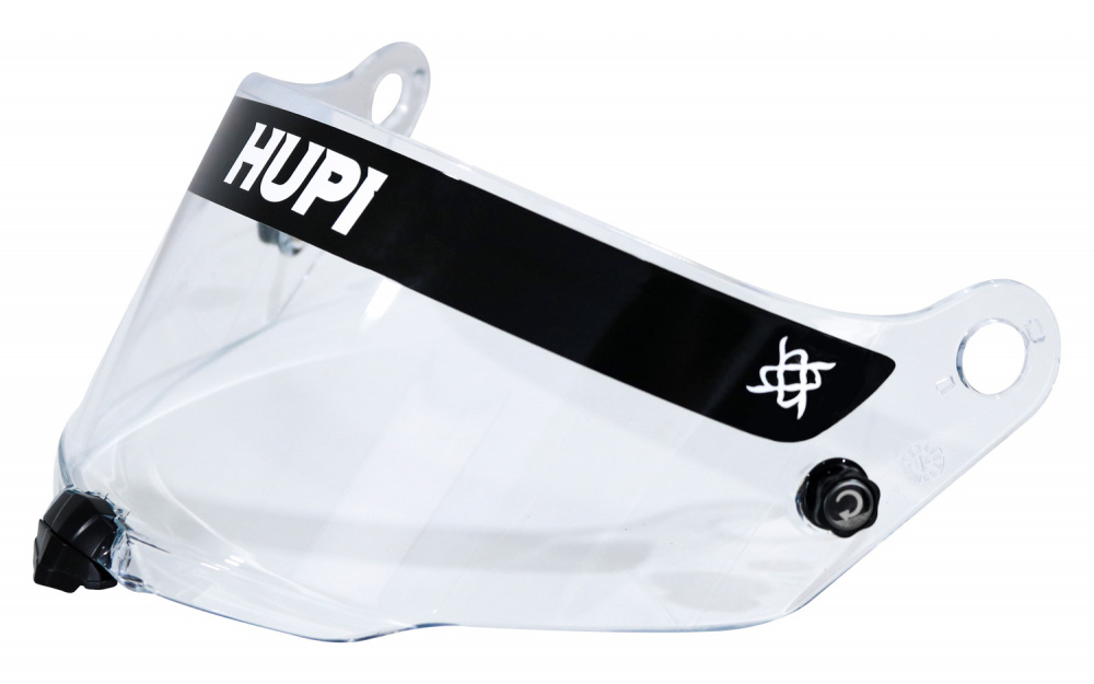 Viseira Para Capacete Hupi Mod Evo Transparente Lazy Kart