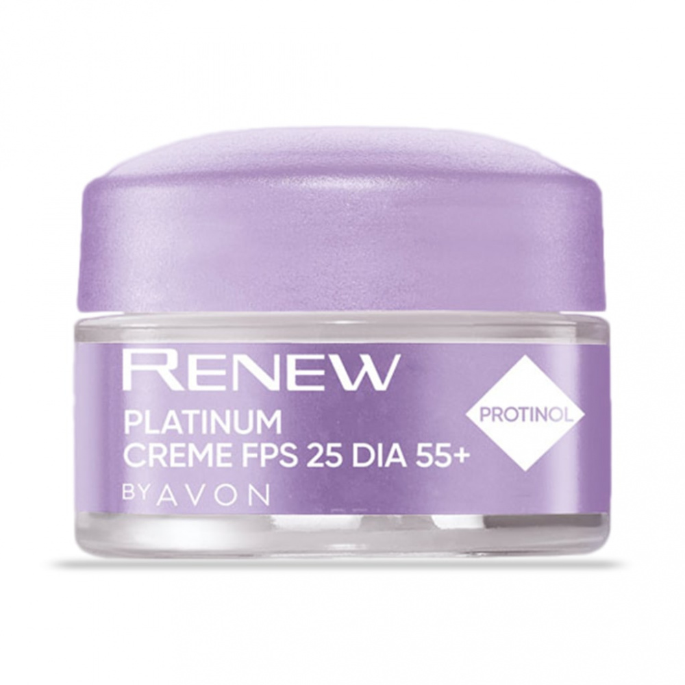 Renew 55+ Platinum DIA Creme Facial Rosto Anti-idade Avon 15g