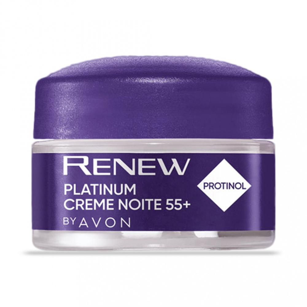 Renew 55+ Platinum NOITE Creme Facial Rosto Anti-idade Avon 15g - Lialini - Produtos  Nacionais e Importados