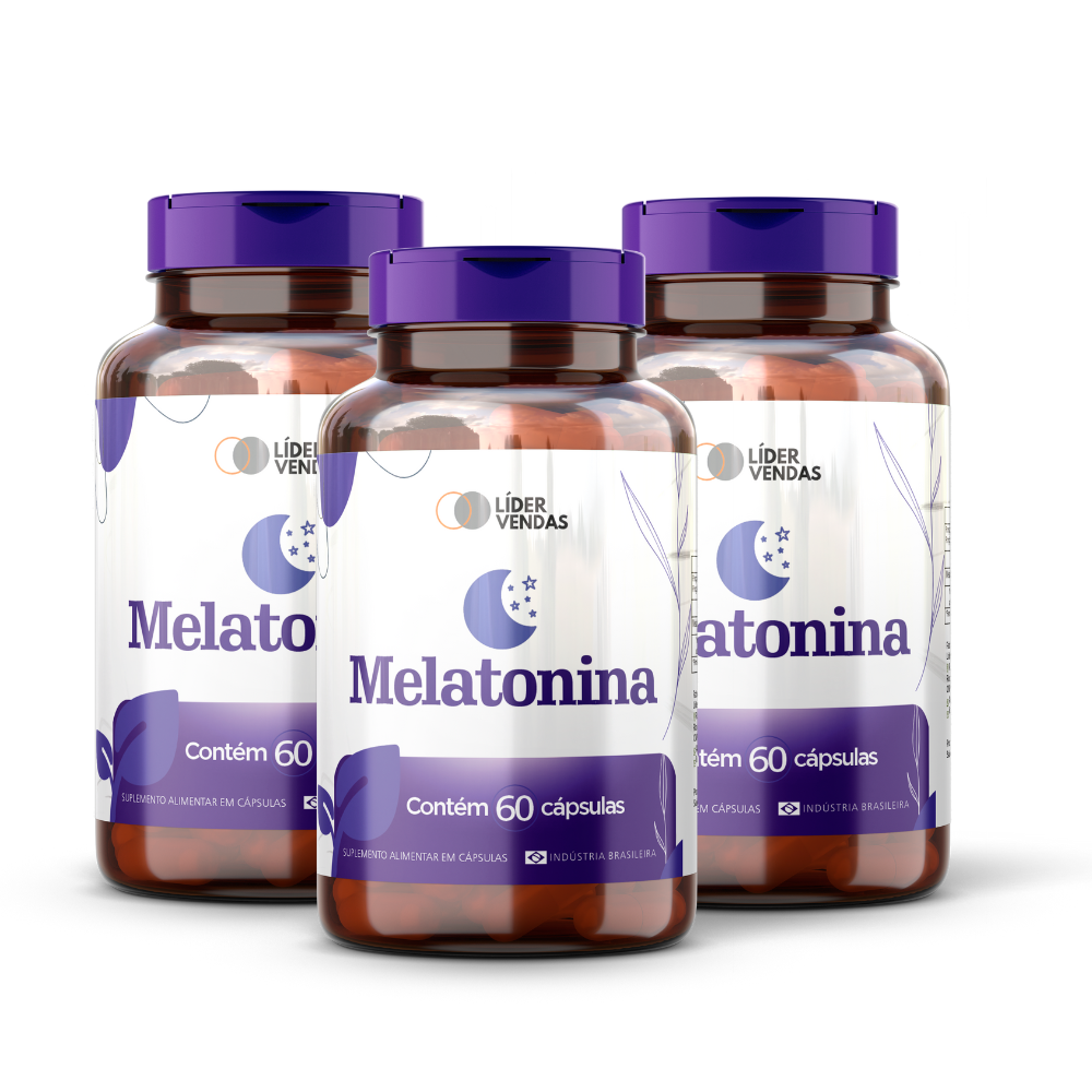 Melatonina 800mg 60 capsulas kit com 3 potes - Seu Sono dos Sonhos ...