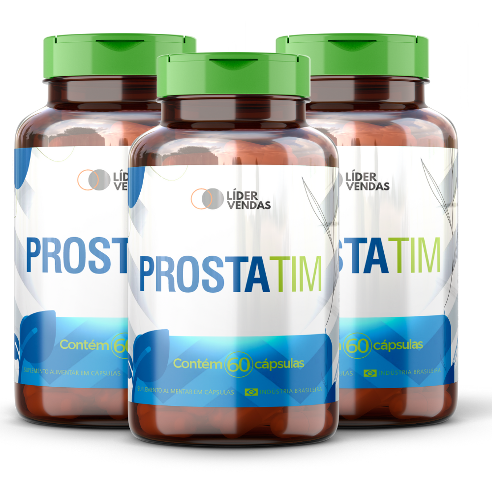 PROSTATIM 500mg 60 capsulas kit com 3 potes - Proteção e Vitalidade ...
