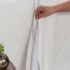 Capa de Edredom Duvet King Percal 400 Fios Acetinado Dupla Face com Zíper Branco