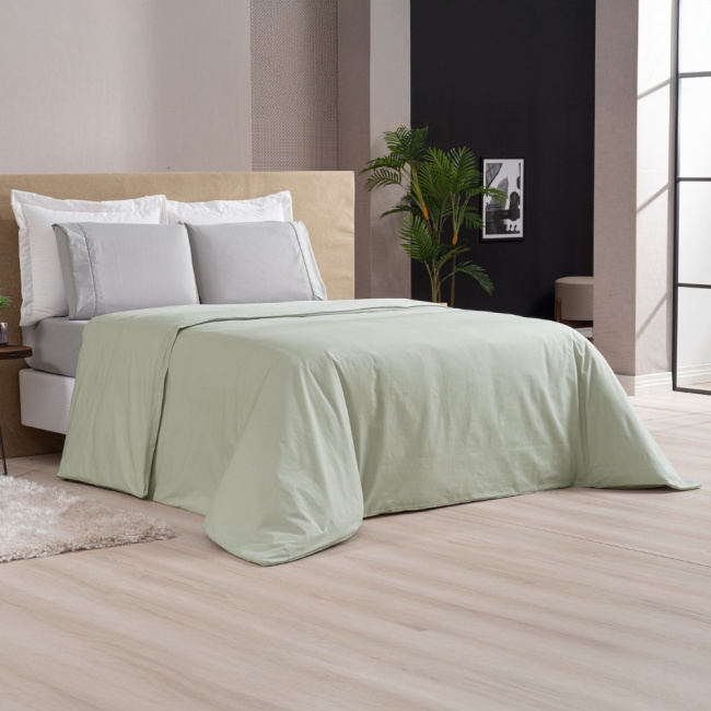Capa de Edredom Duvet King Percal 400 Fios Acetinado Dupla Face com Zíper Fendi