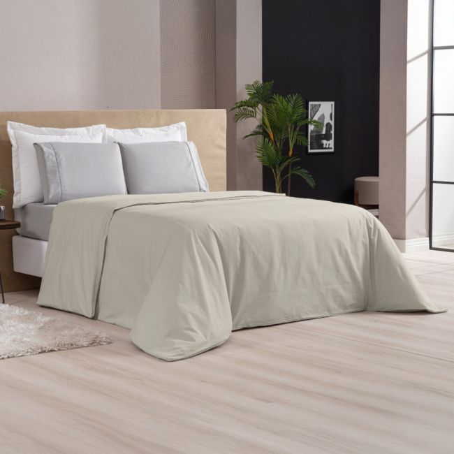 Capa de Edredom Duvet Queen Percal 400 Fios Acetinado Dupla Face com Zíper Fendi