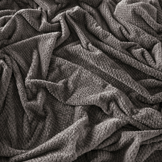 Cobertor Casal Queen King Manta Microfibra Coberta 2,20x2,40M Toque de Seda Premier Macio Prata