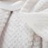 Cobertor Casal Queen King Manta Microfibra Coberta 2,20x2,40M Toque de Seda Premier Macio Marfim