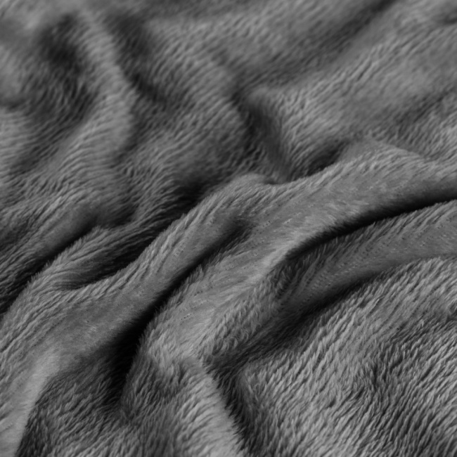 Cobertor Manta Flannel 180g/m² Toque Macio Turim Cinza