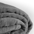 Cobertor Manta Flannel 180g/m² Toque Macio Turim Cinza