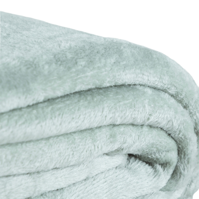 Cobertor Manta Flannel 180g/m² Toque Macio Turim Verde