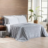 Cobertor Manta Flannel King Quebec 2,60x2,40m 300g/m² Prata