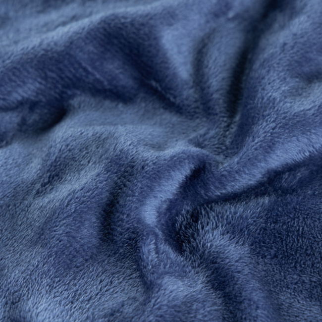 Cobertor Manta Flannel Queen Turim 2,40x2,20m 180g/m² Azul