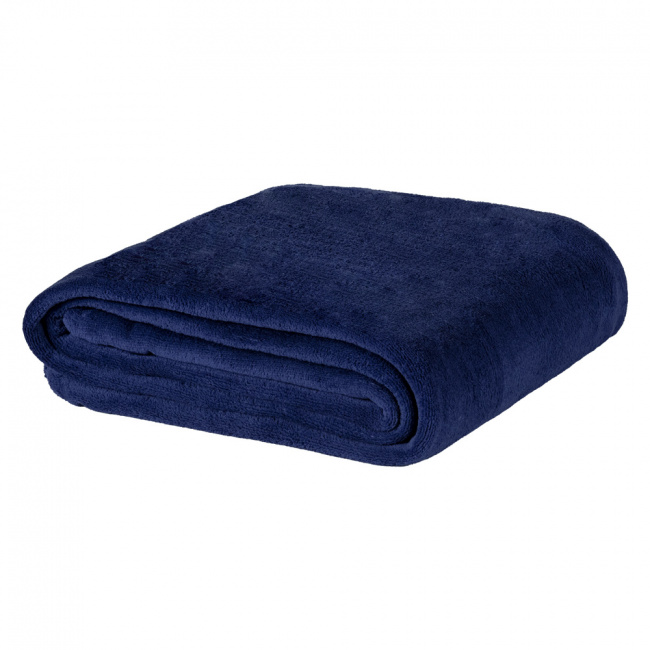 Cobertor Manta Fleece Queen 2,20x2,40m Toque Macio Bélgica Marinho
