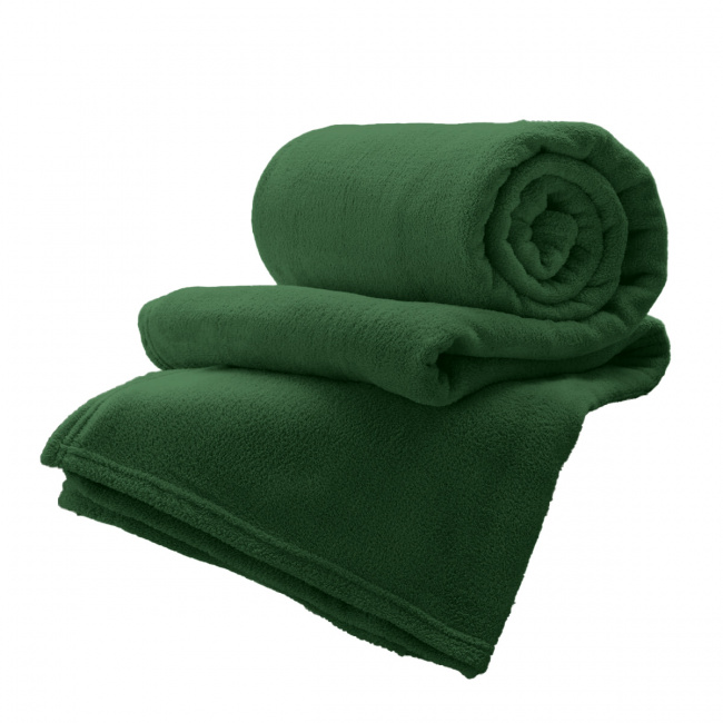 Cobertor Manta Fleece Queen 2,20x2,40m Toque Macio Bélgica Esmeralda