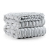 Cobertor Queen Manta Flannel Canelada Coberta 2,20x2,40M Polar Platina