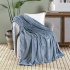 Cobertor Queen Manta Flannel Coberta 2,20x2,40M Sibéria Azure