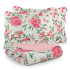 Colcha Cobre Leito Capri Dupla Face Estampado Floral