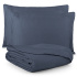 Colcha Cobre Leito Dupla Face Siena Matelado Azul