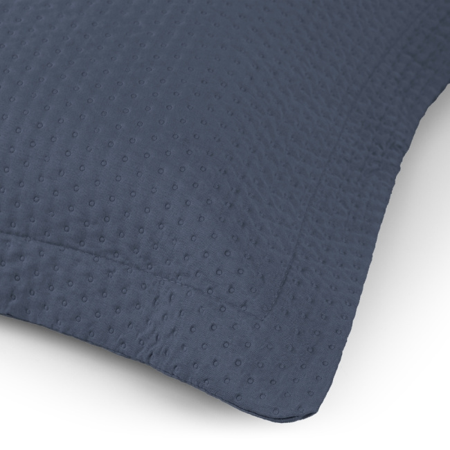 Colcha Cobre Leito Dupla Face Siena Matelado Azul