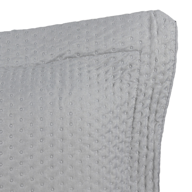 Colcha Cobre Leito Dupla Face Siena Matelado Cinza