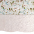 Colcha Cobre Leito Queen 3 Peças Attuale Matelassê Estampado Floral Branco