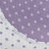 Colcha Cobre Leito Solteiro 2 Peças Capri Dupla Face Estampado Lilás