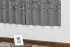 Cortina Sala Quarto Encanto  2x1,75m Varão Simples Preto