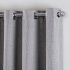 Cortina Voil Gaze de Linho com Forro Tecido Blackout 4,40x2,60m para Varão 3M Grécia Prata