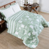 Edredom Cobertor King 400 Fios Percal Matelassê Dupla Face Premier Estampado Geometric Verde