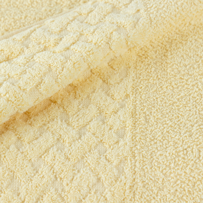 Jogo De Banho 2 Peças 380g/M² Finesse Toalhas 100% Algodão Amarelo Cítrino