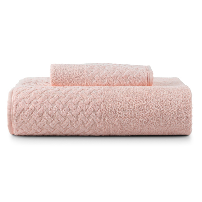 Jogo De Banho 2 Peças 380g/M² Finesse Toalhas 100% Algodão Rosa Fada