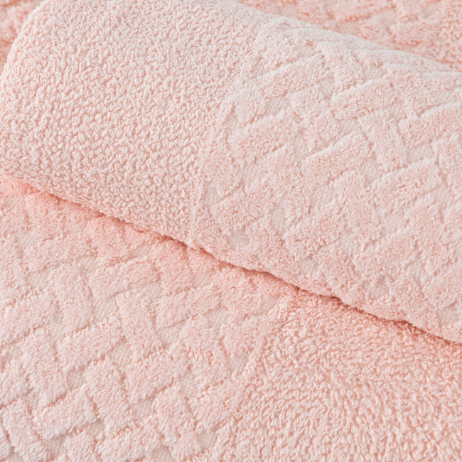 Jogo De Banho 2 Peças 380g/M² Finesse Toalhas 100% Algodão Rosa Fada