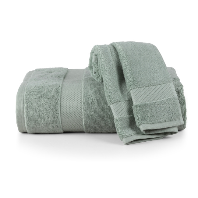 Jogo De Banho 2 Peças 500g/M² Toalhas Felpudas Super Soft Verde