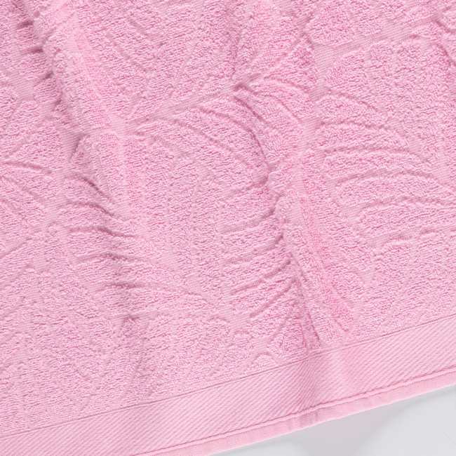 Jogo De Banho 4 Peças 100% Algodão 470g/M² Toalhas Banhão Oásis Pink/Rosa