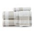 Jogo De Banho 4 Peças 340g/M² Siena Toalhas Banhão 100% Algodão Off White/Off White