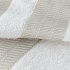 Jogo De Banho 4 Peças 340g/M² Siena Toalhas Banhão 100% Algodão Off White/Off White
