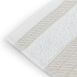 Jogo De Banho 4 Peças 340g/M² Siena Toalhas Banhão 100% Algodão Off White/Off White