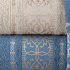 Jogo De Banho 4 Peças 370g/M² Munique Toalhas Banhão 100% Algodão Jeans/Creme