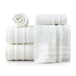 Jogo De Banho 5 Peças 500g/M² Avere Toalhas Banhão 100% Algodão Off White