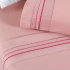 Jogo de Lençol Casal 4 Peças Paris Percal 300 Fios Bordado Sal Rosa