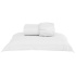 Jogo de Lençol Charme Percal 300 Fios Com Aba Americana Branco