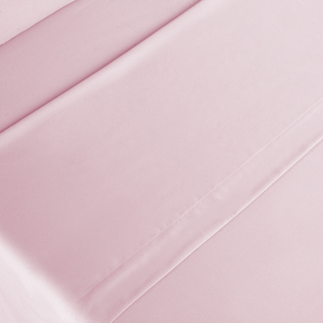 Jogo de Lençol Completo Percal 300 Fios Com Aba Americana Charme Rosê