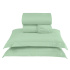 Jogo de Lençol Completo Percal 300 Fios Com Aba Americana Charme Verde