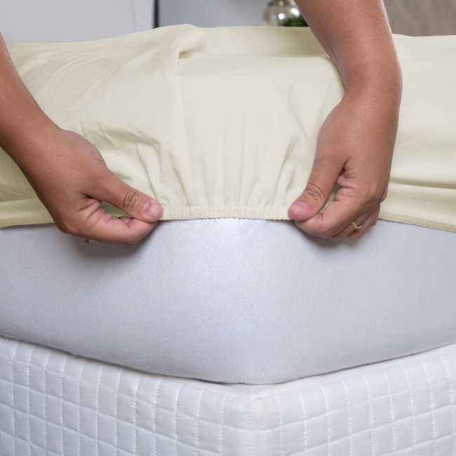 Jogo de Lençol Completo Percal 400 Fios Ponto Palito Palha